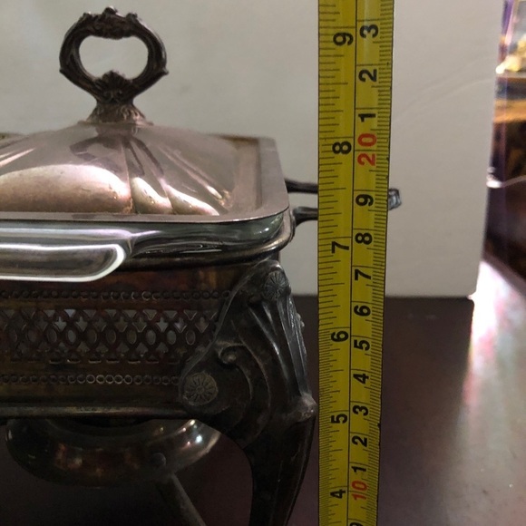 - Vintage Silver Double Serving Buffet. With FREE ITEMS. - Picture 7 of 10